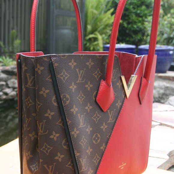 LOUIS VUITTON MONOGRAM CANVAS+LEATHER KIMONO MM BAG RETAIL $3250-100% AUTHENTIC - Picture 15 of 16